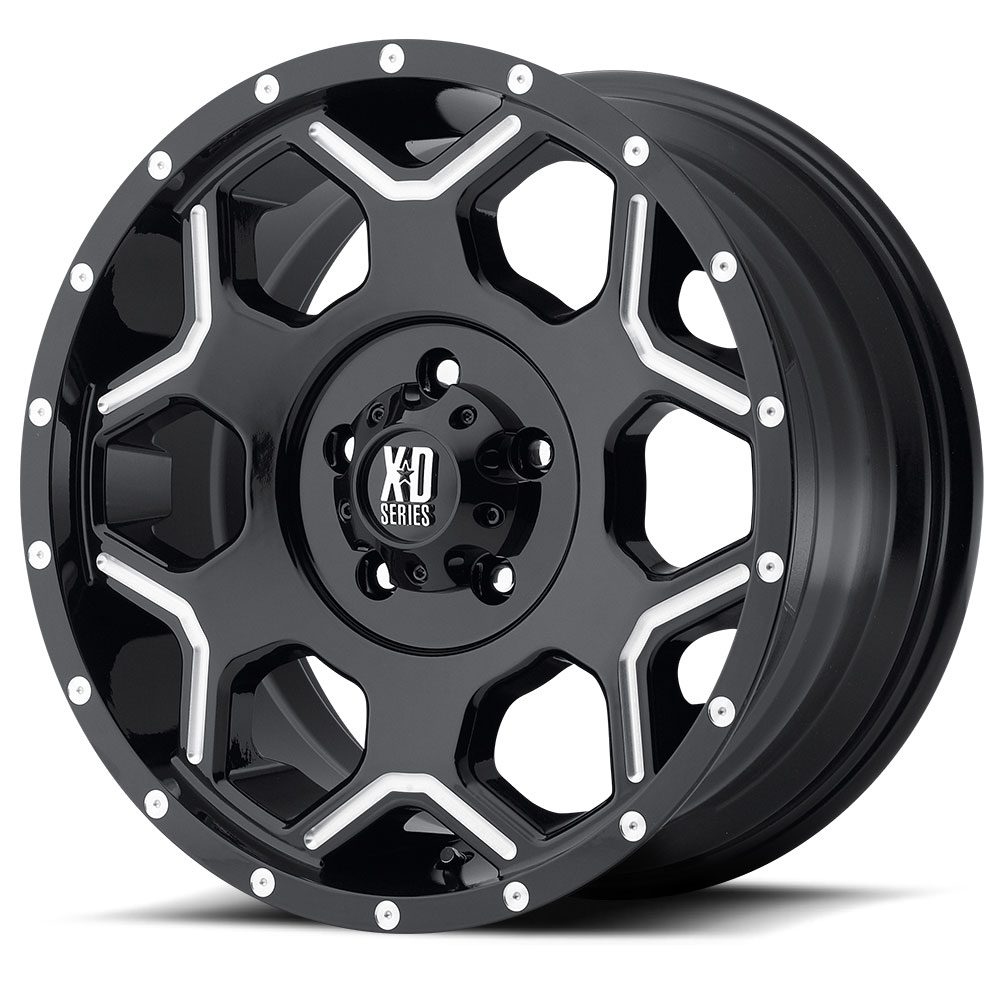 XD WHEELS XD812 Crux 18X9 6X135 Gloss Black Milled