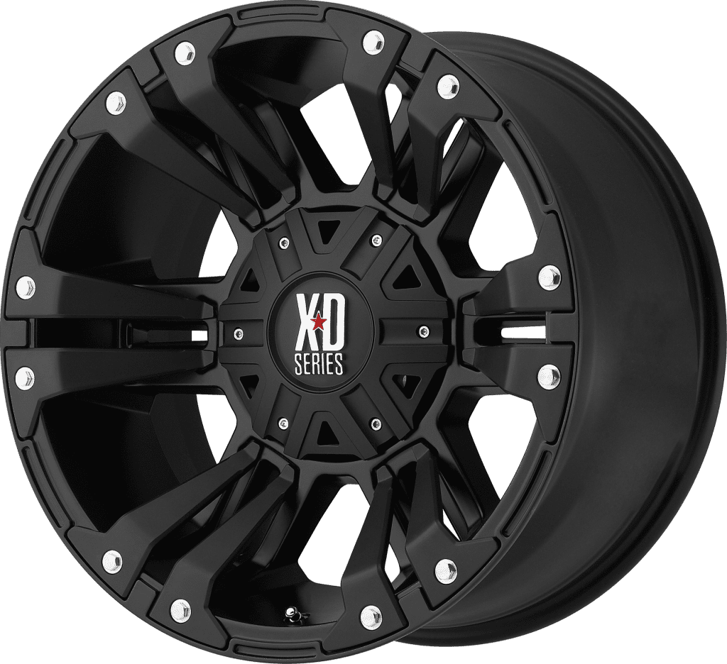XD Wheels XD822 Monster II 18X9 8X165.1 Satin Black