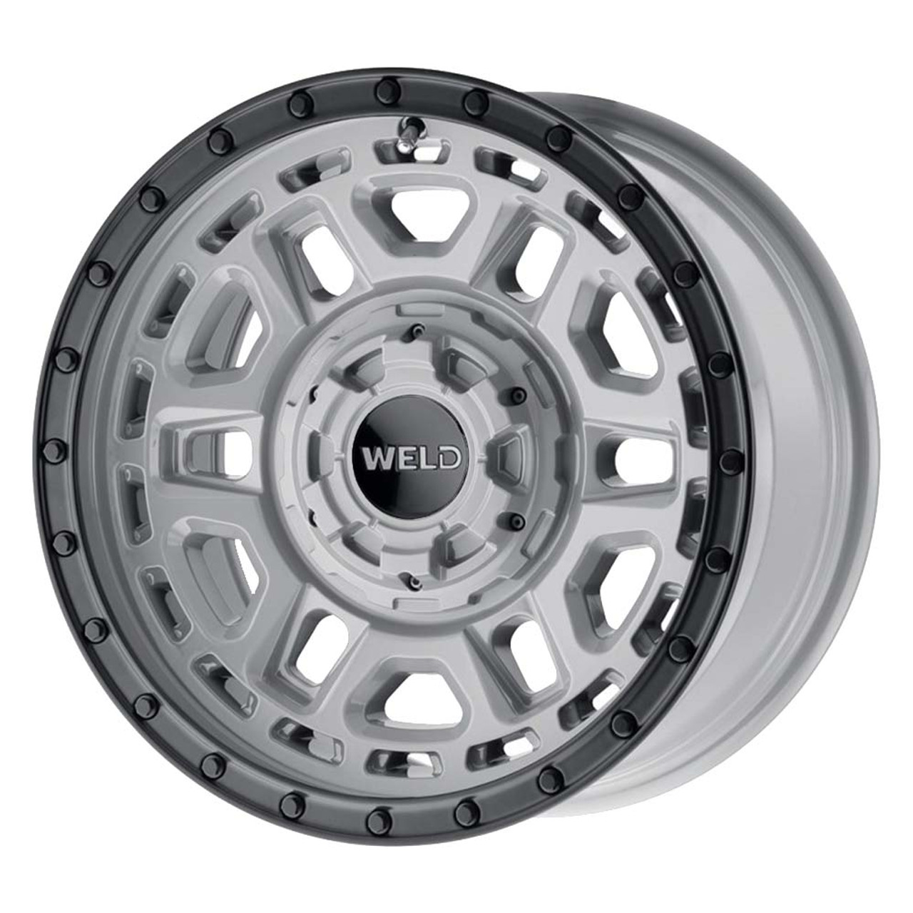 Weld Off-Road Crux W169 17X9 6X135 / 6X139.7 Gloss Armor Grey / Satin Black