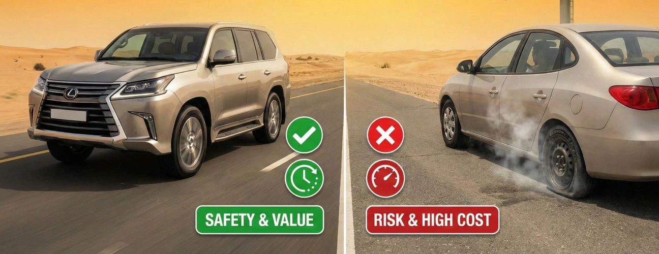 Why Tyre Brand Choice Directly Impacts Safety, Lifespan, And Cost In UAE Conditions