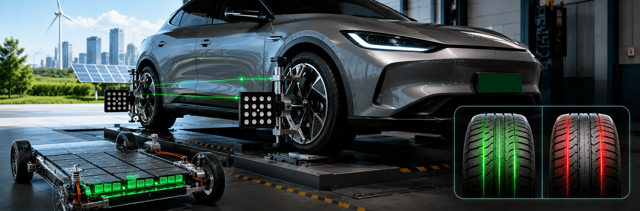Wheel Alignment for EVs: Protecting Battery Range and Preventing Uneven Tyre Wear
